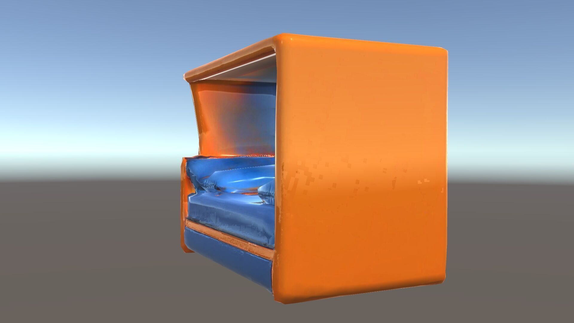 Modern Sofa Cubicle Model Pack for Interactive Spaces Low-poly 3D model_34