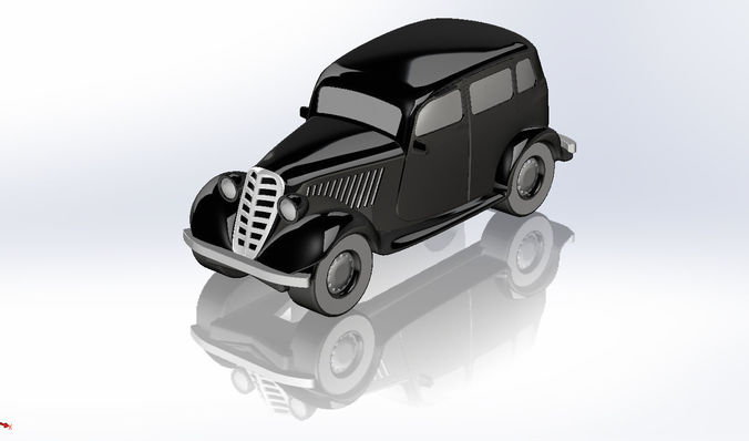 1943 GAZ-M1 For 3d Printing  3D print model