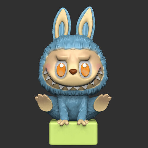Labubu Show Off Statue 3D print model