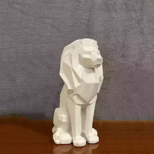 Low Poly Lion FREE Free 3D print model
