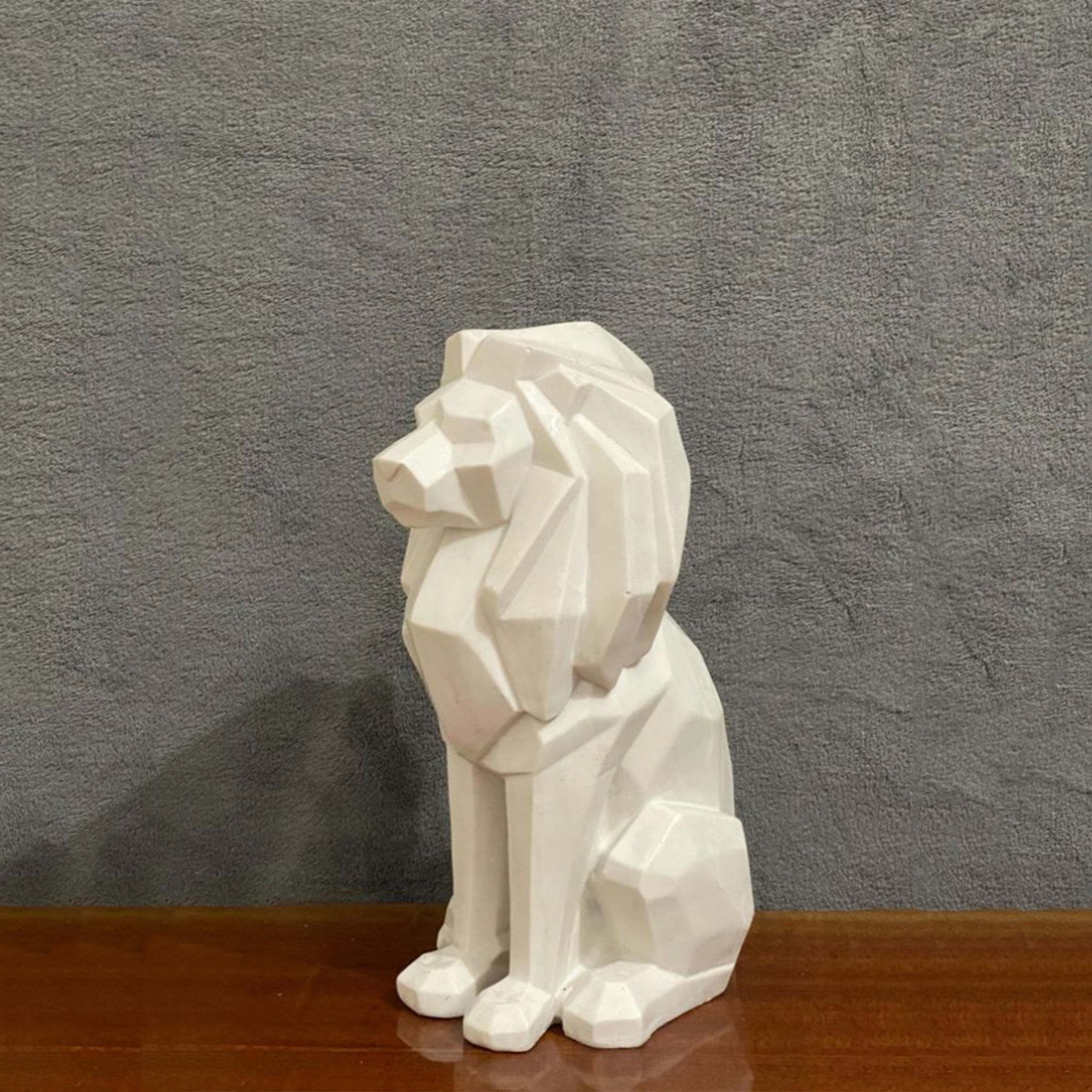 Low Poly Lion FREE Free 3D print model_4