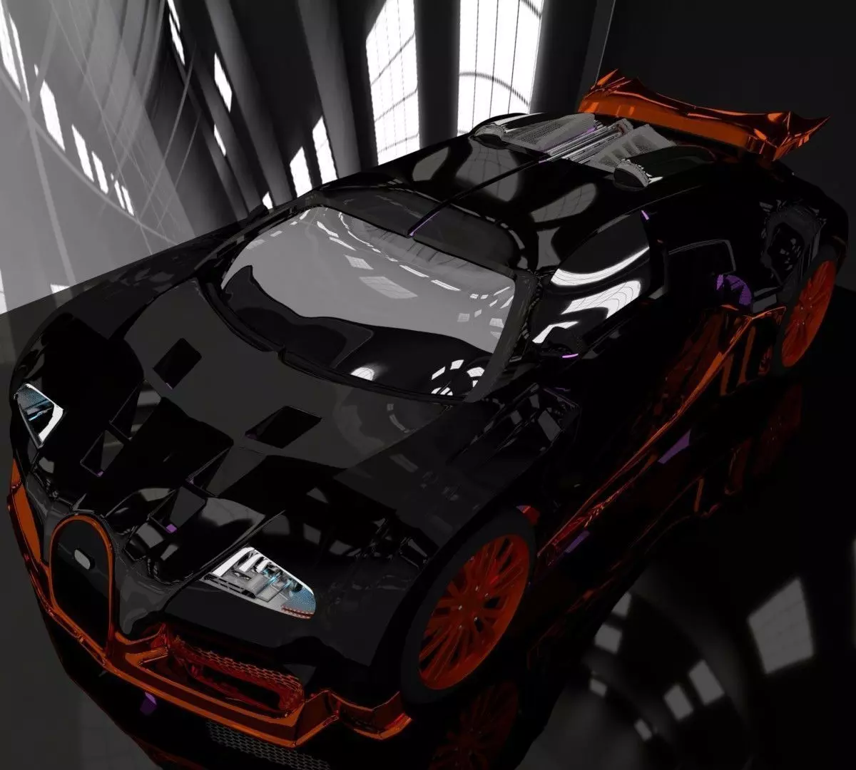 Customized veyron 3D model_0