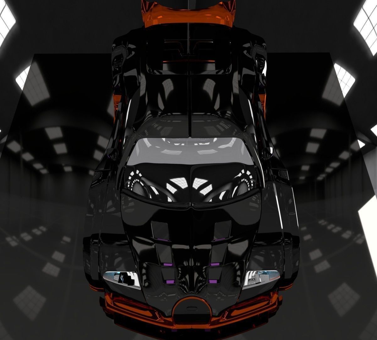Customized veyron 3D model_4