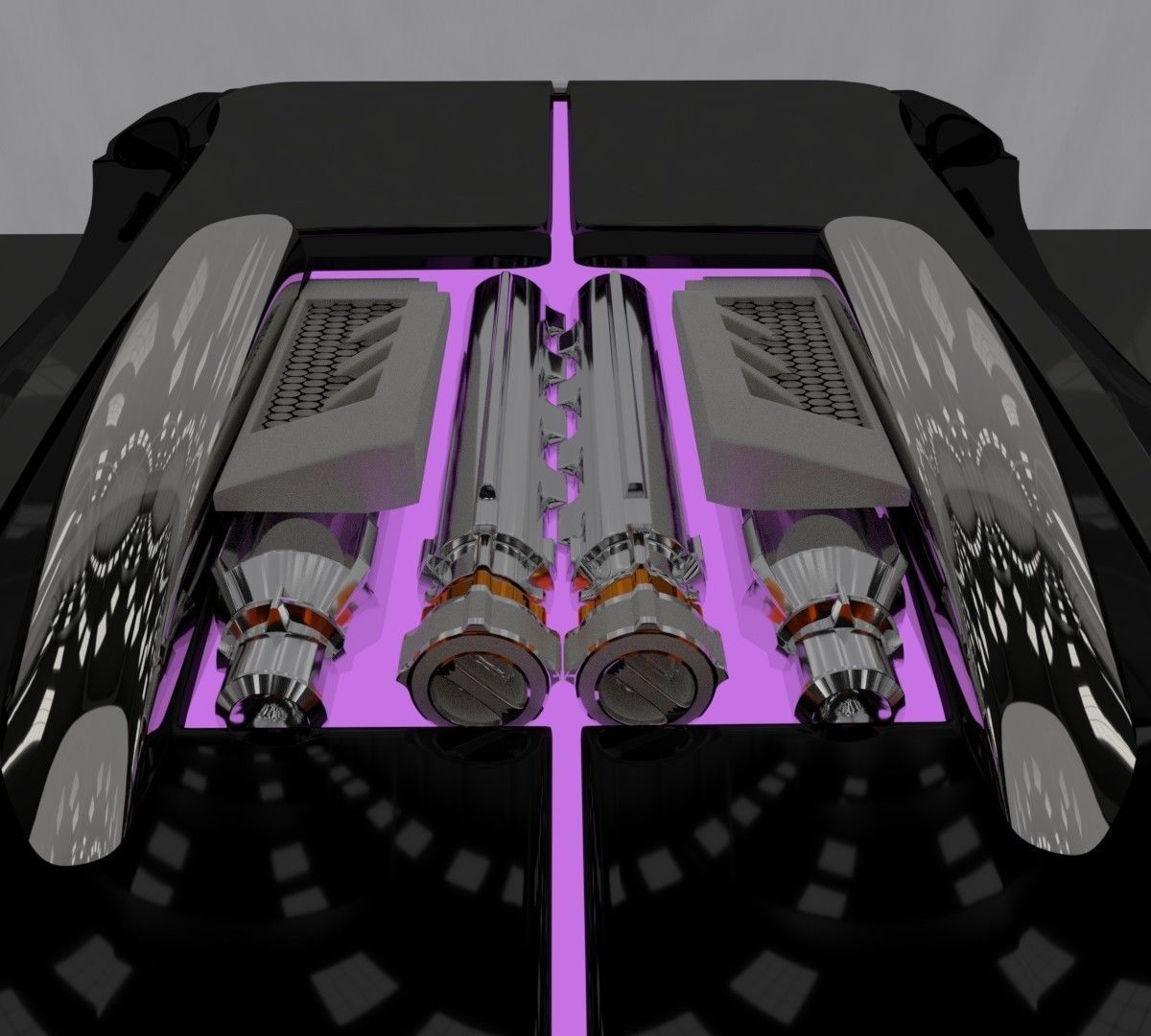 Customized veyron 3D model_2