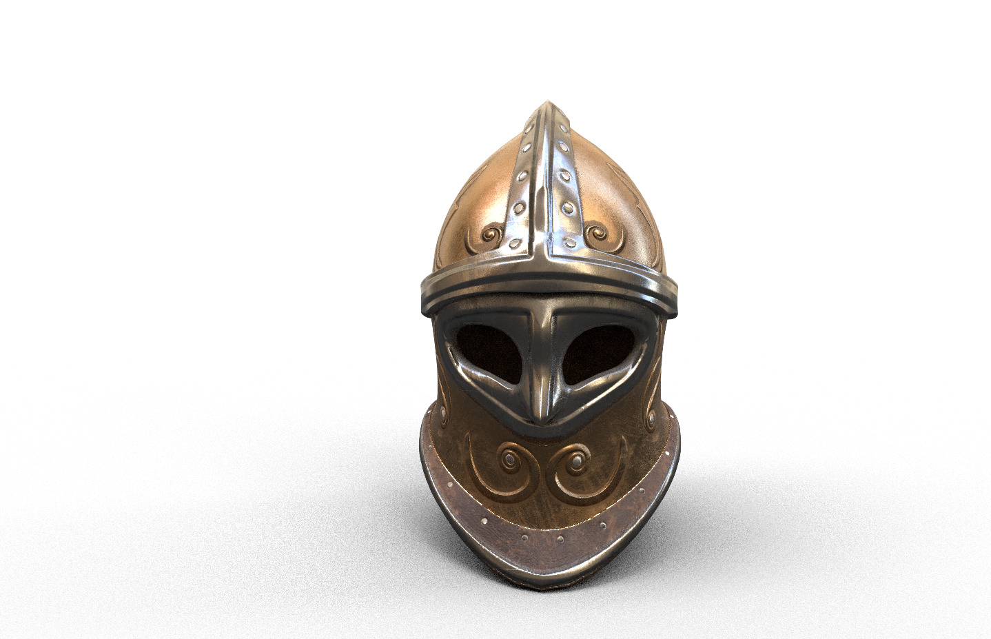 3D Helmet Model Low-poly 3D model_1