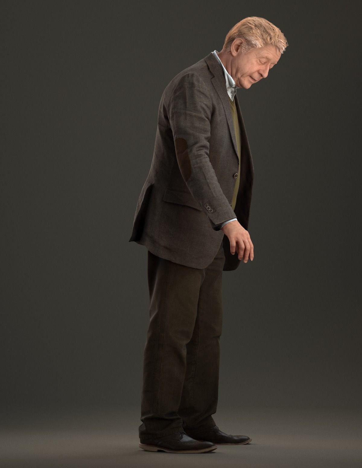 00010Pa Bisschop007 Old Man Pre Posed 3D model_3