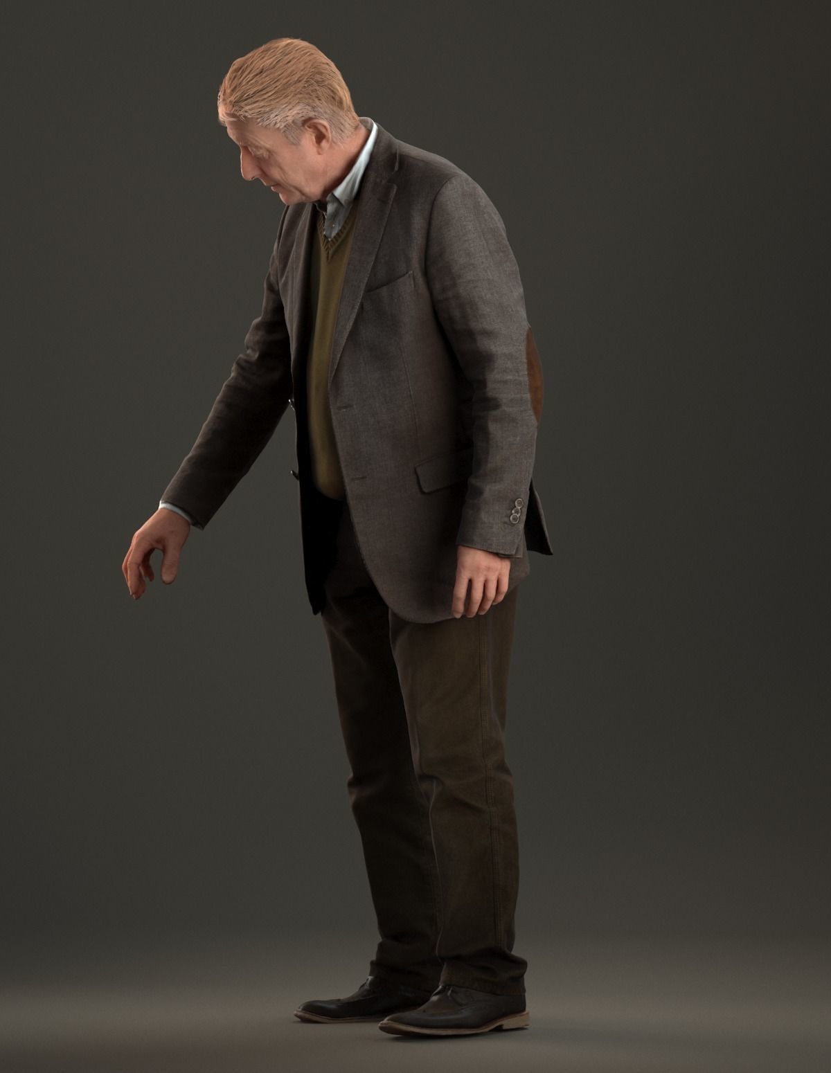 00010Pa Bisschop007 Old Man Pre Posed 3D model_8