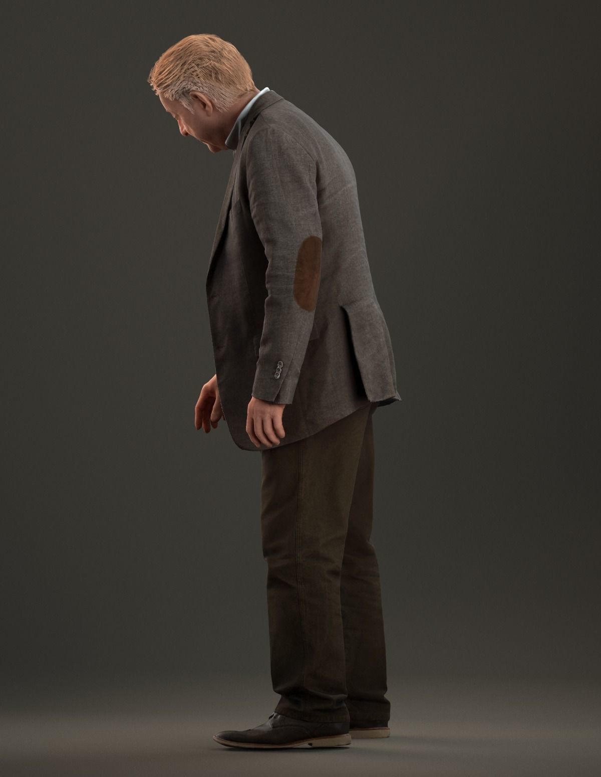 00010Pa Bisschop007 Old Man Pre Posed 3D model_9