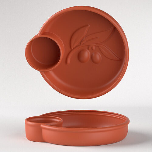 Olives Dish 3D print model