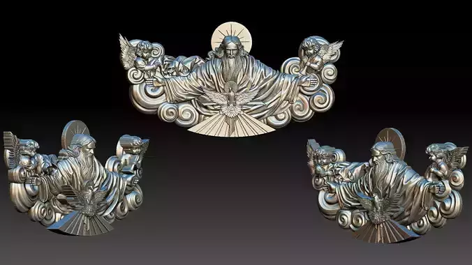 Trinity relief 3D print model