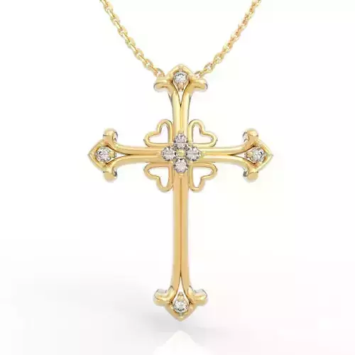 Gothic Cross Necklace