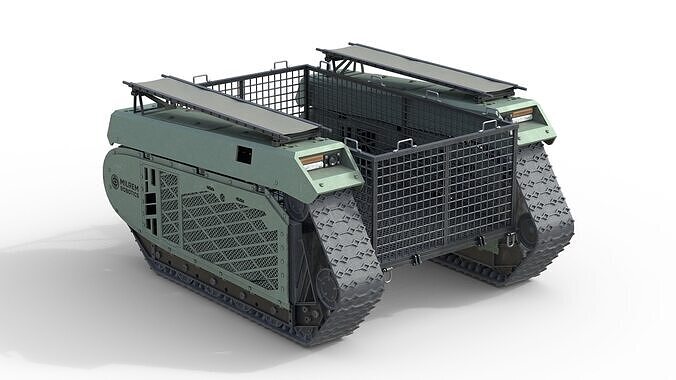 Themis Robotic Cargo Low-poly 3D model