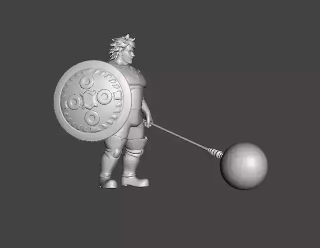Pellegarde No Armor 3D Model 3D print model