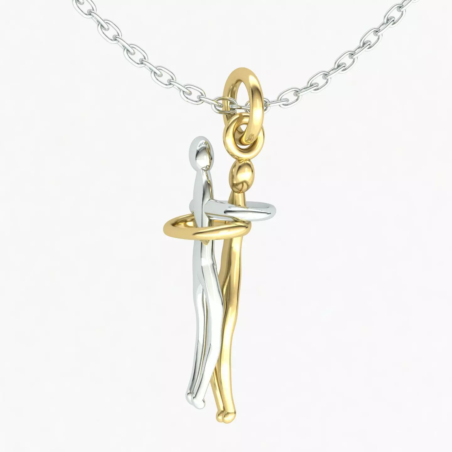 Embrace Pendant 3D print model
