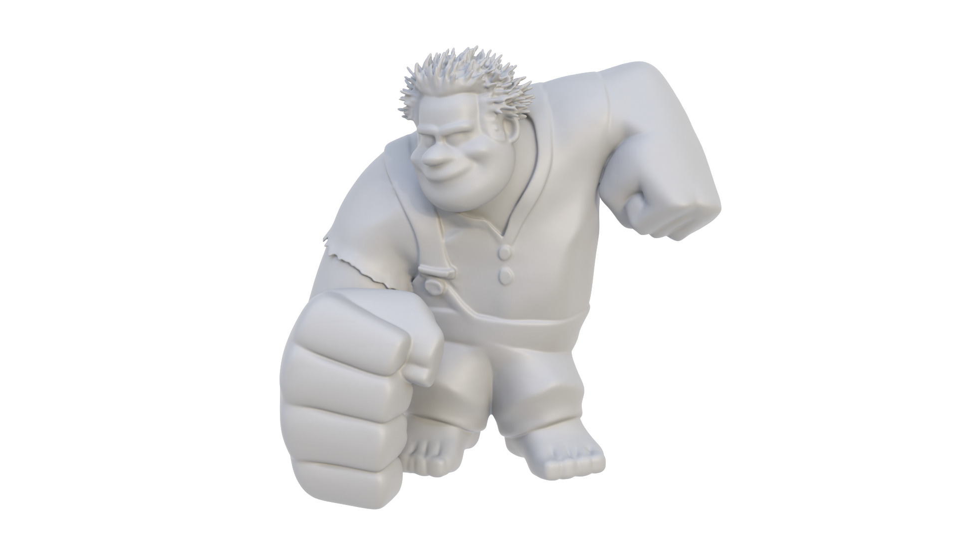 Cartoon character Ralph 01 3D model_8