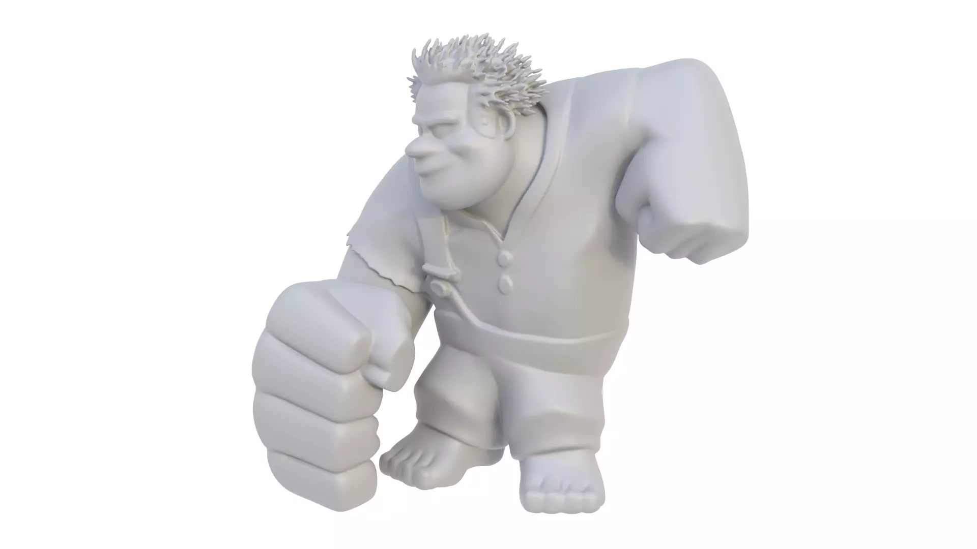 Cartoon character Ralph 01 3D model_0