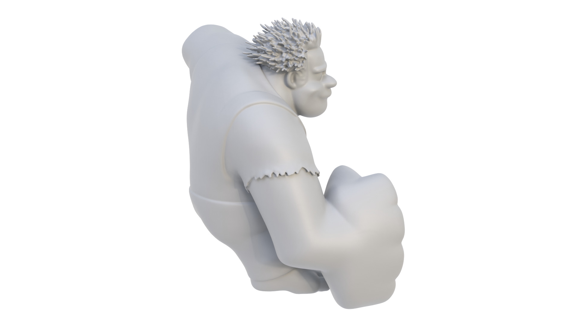 Cartoon character Ralph 01 3D model_6