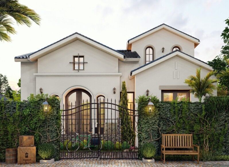 Villa Exterior Model  3D model_2