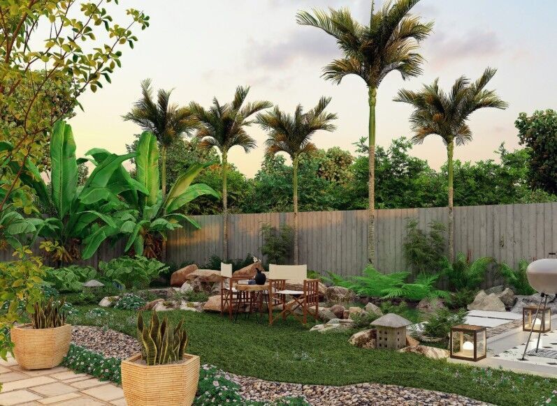 Villa Exterior Model  3D model_7