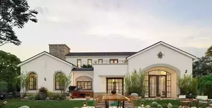 Villa Exterior Model  3D model