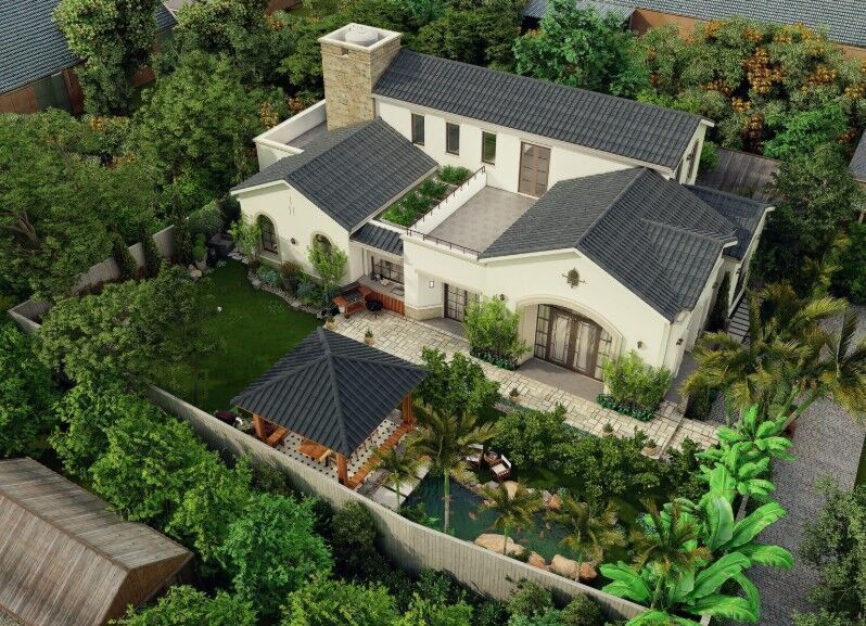 Villa Exterior Model  3D model_8