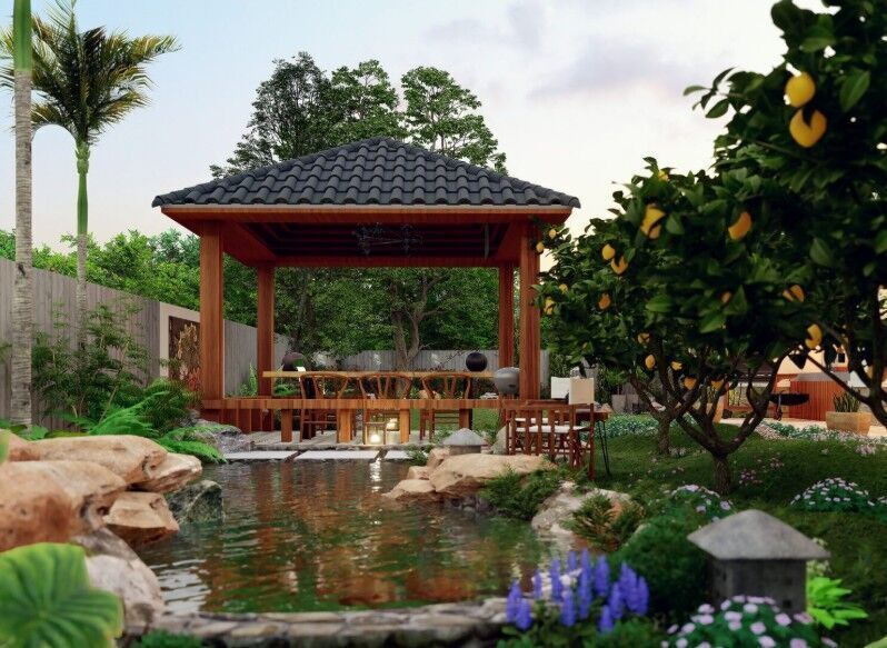 Villa Exterior Model  3D model_15