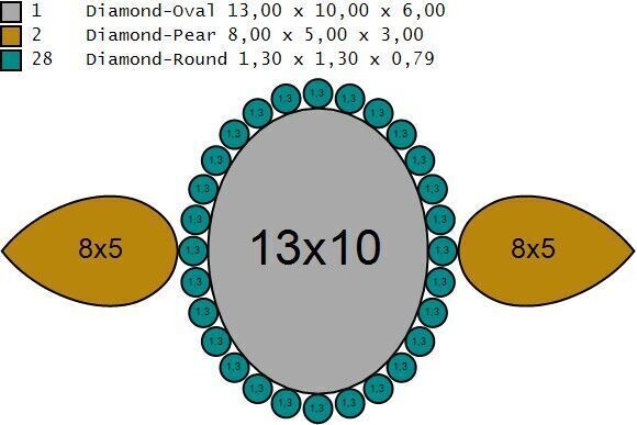 Gold N1407 3D print model_6