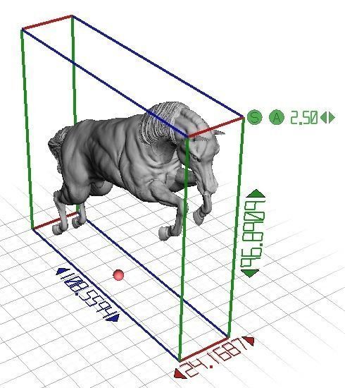 Arabic Horse in jumping  position 3D print model_6