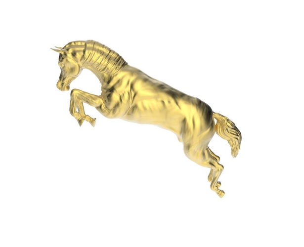 Arabic Horse in jumping  position 3D print model