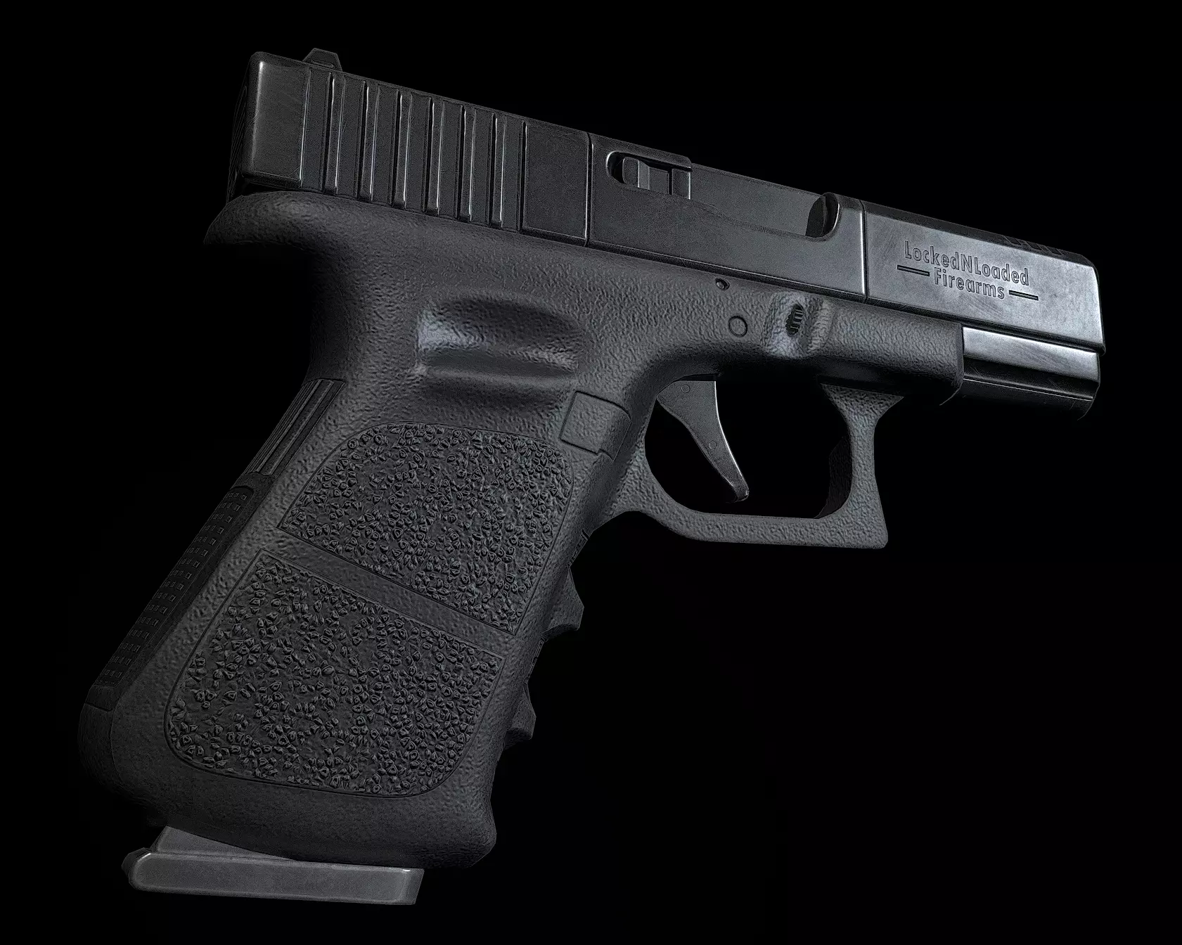 Glock 38 3D model_0