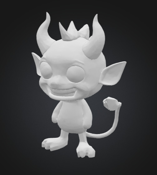 Dame the Mini Devil  3D print model_27
