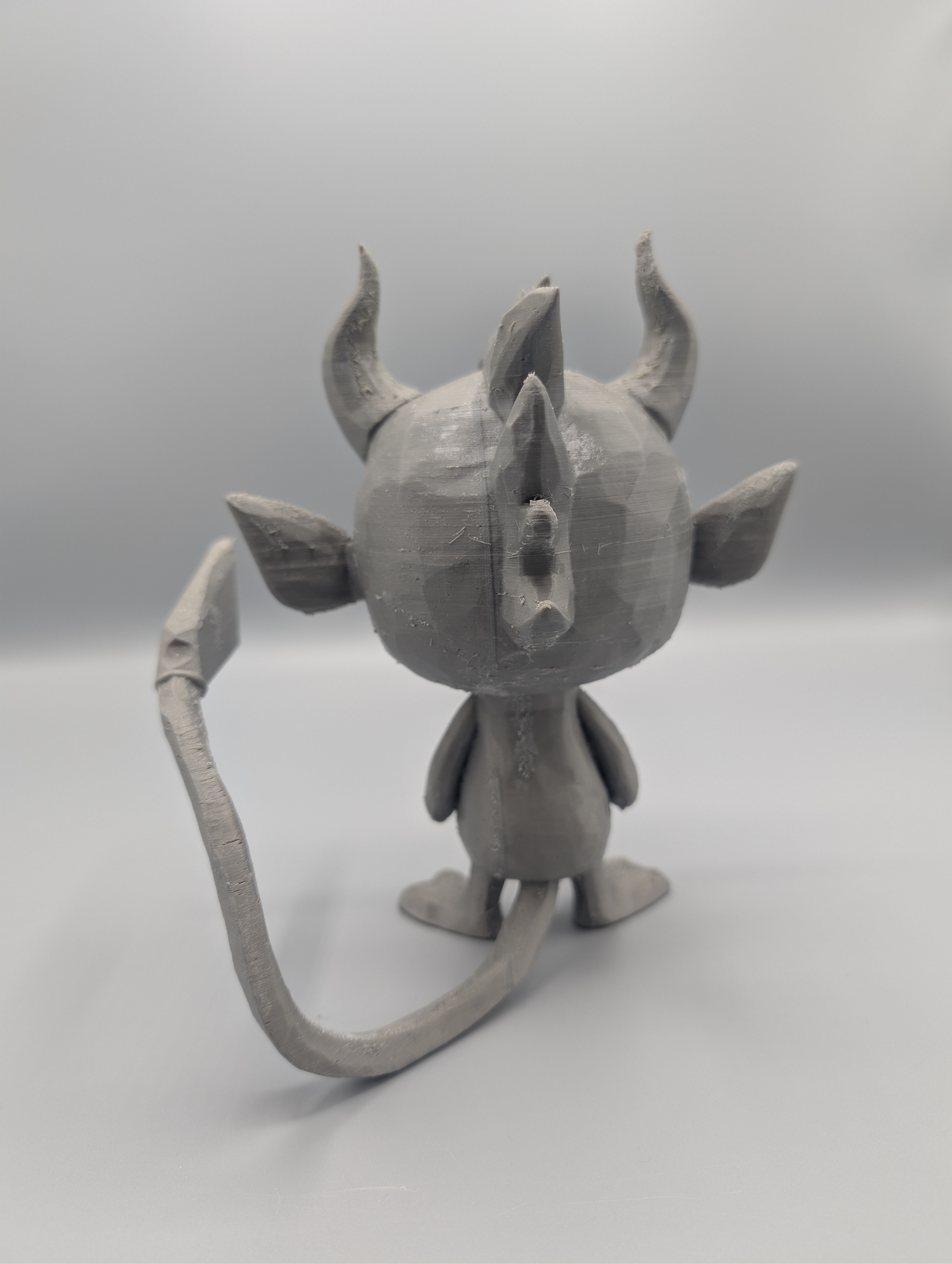 Dame the Mini Devil  3D print model_1