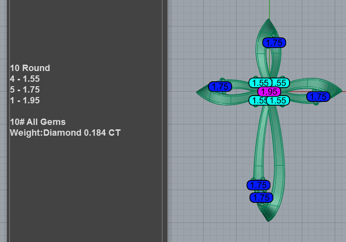 Luxury Christian Pendant Necklace 3D print model_2