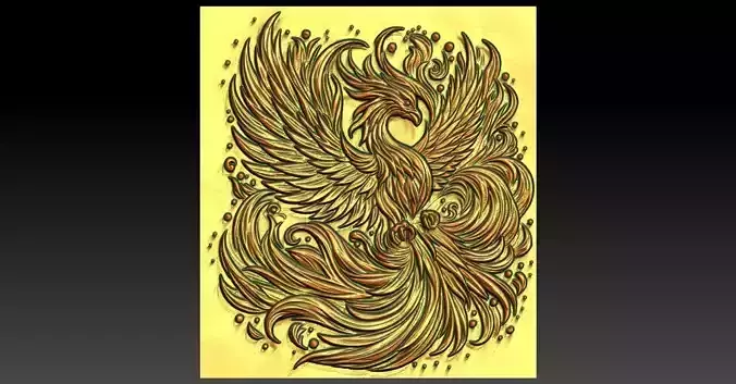 1 phoenix CNC Relief Model