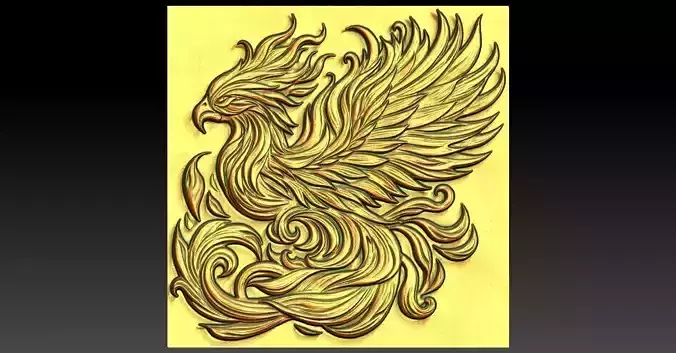2 phoenix CNC Relief Model