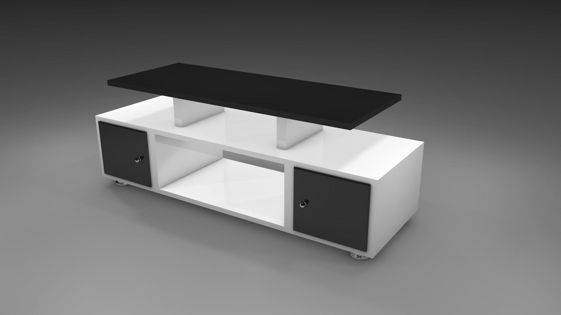 Tv Stand 3D model_5