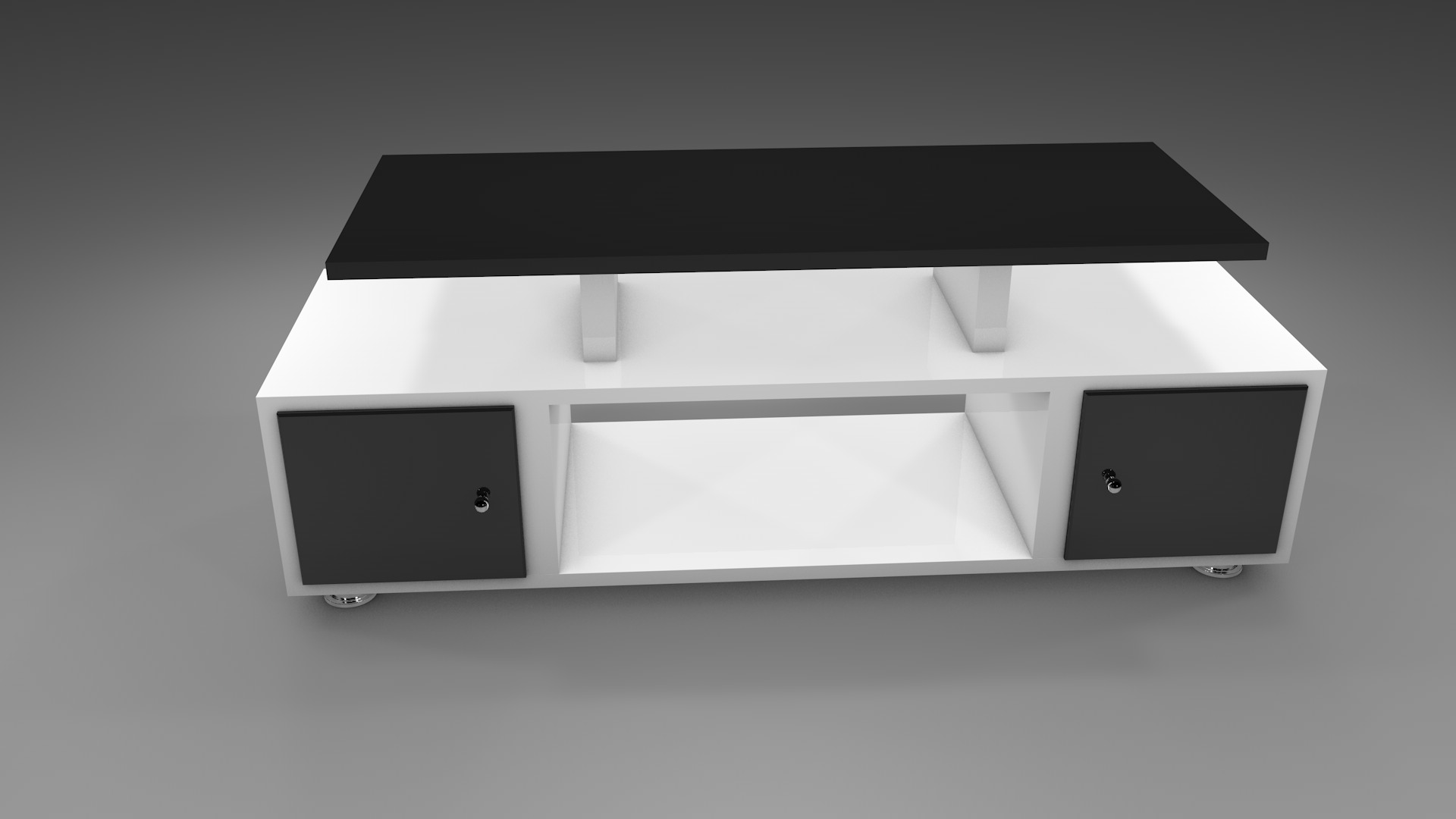 Tv Stand 3D model_7