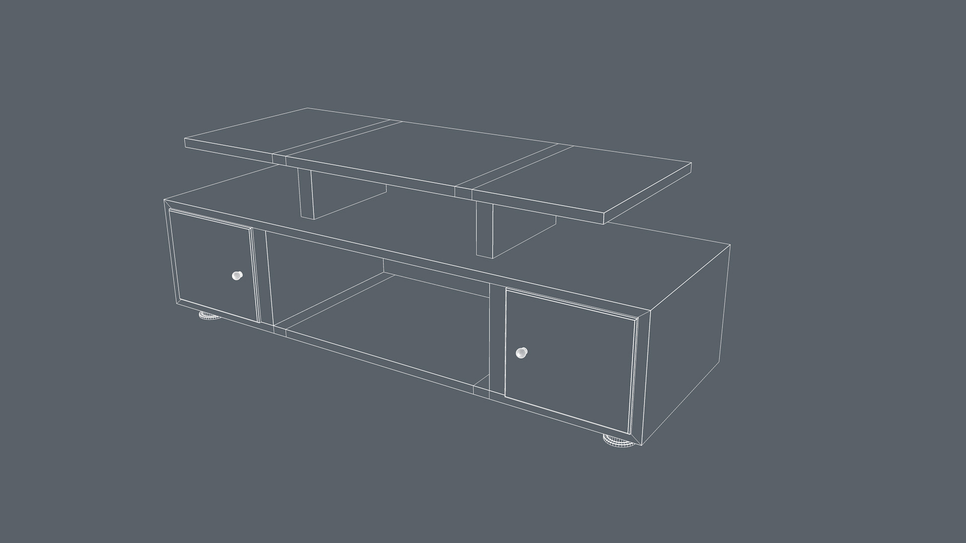 Tv Stand 3D model_13
