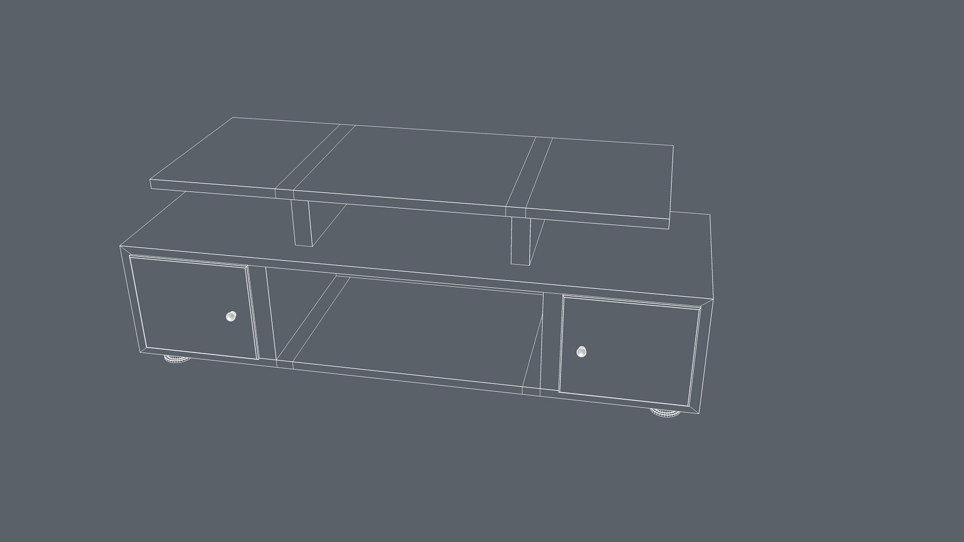 Tv Stand 3D model_12