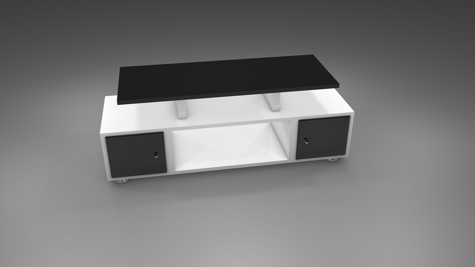 Tv Stand 3D model_2