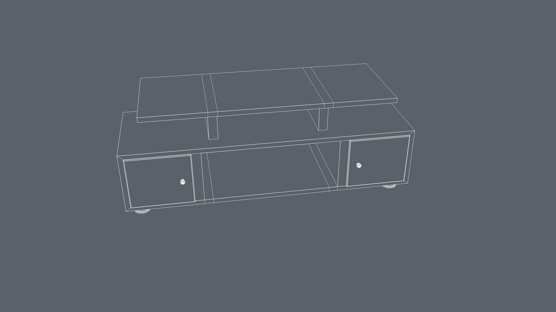 Tv Stand 3D model_10