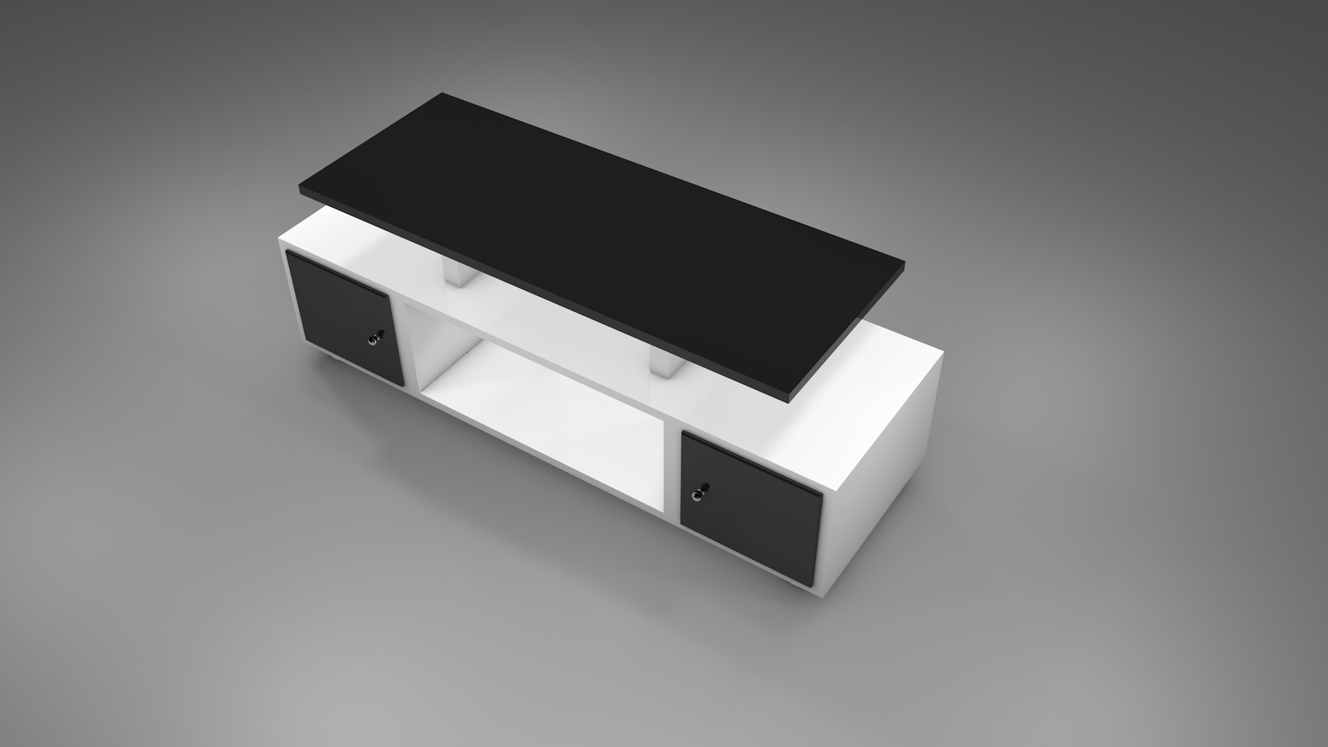Tv Stand 3D model_3