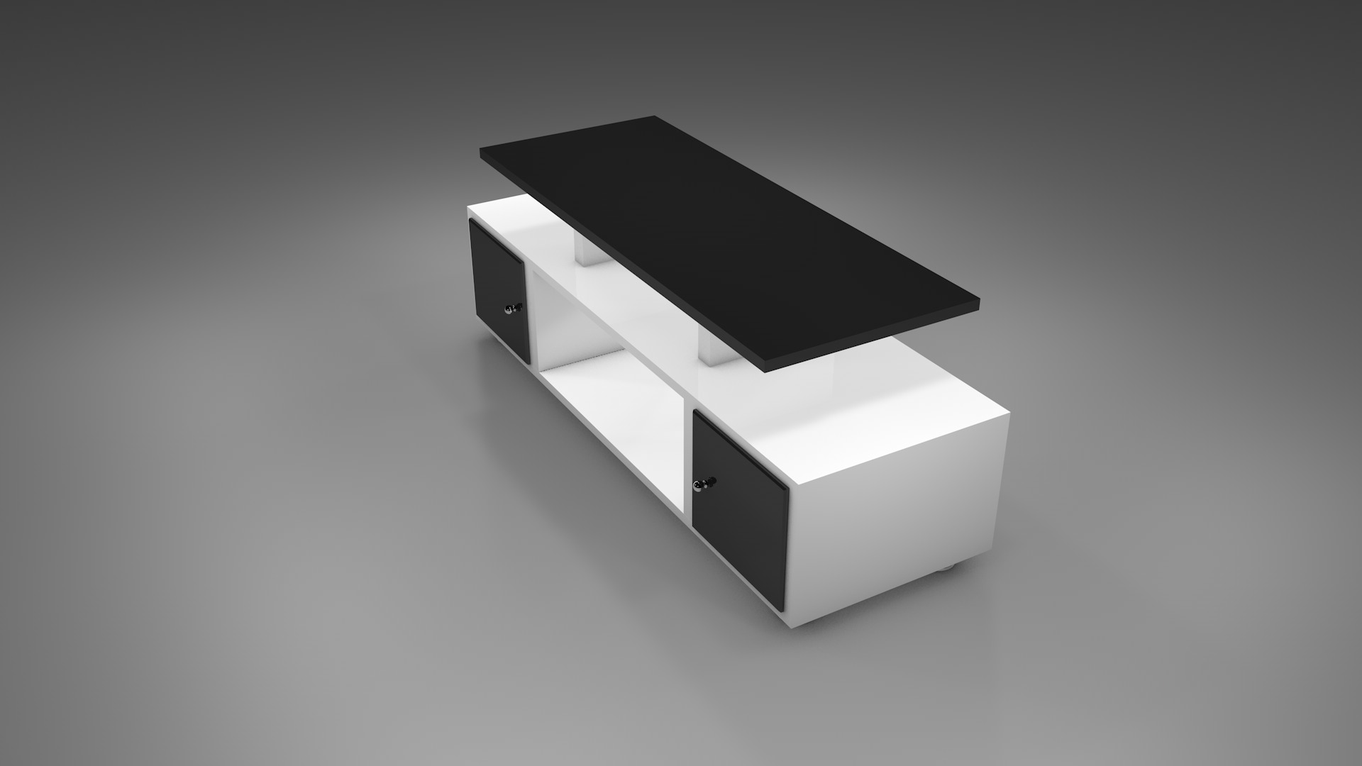 Tv Stand 3D model_6