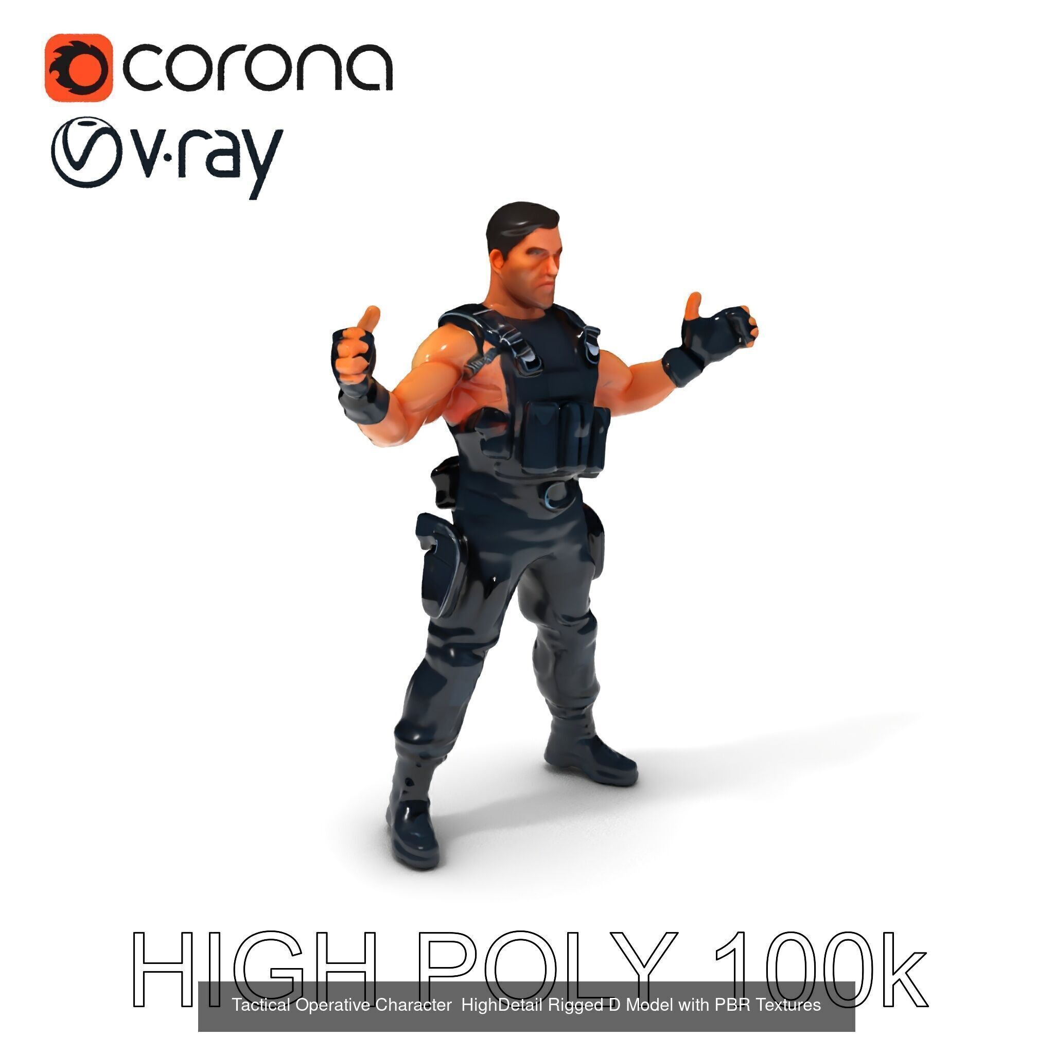 Diverse 3D Characters Collection _43