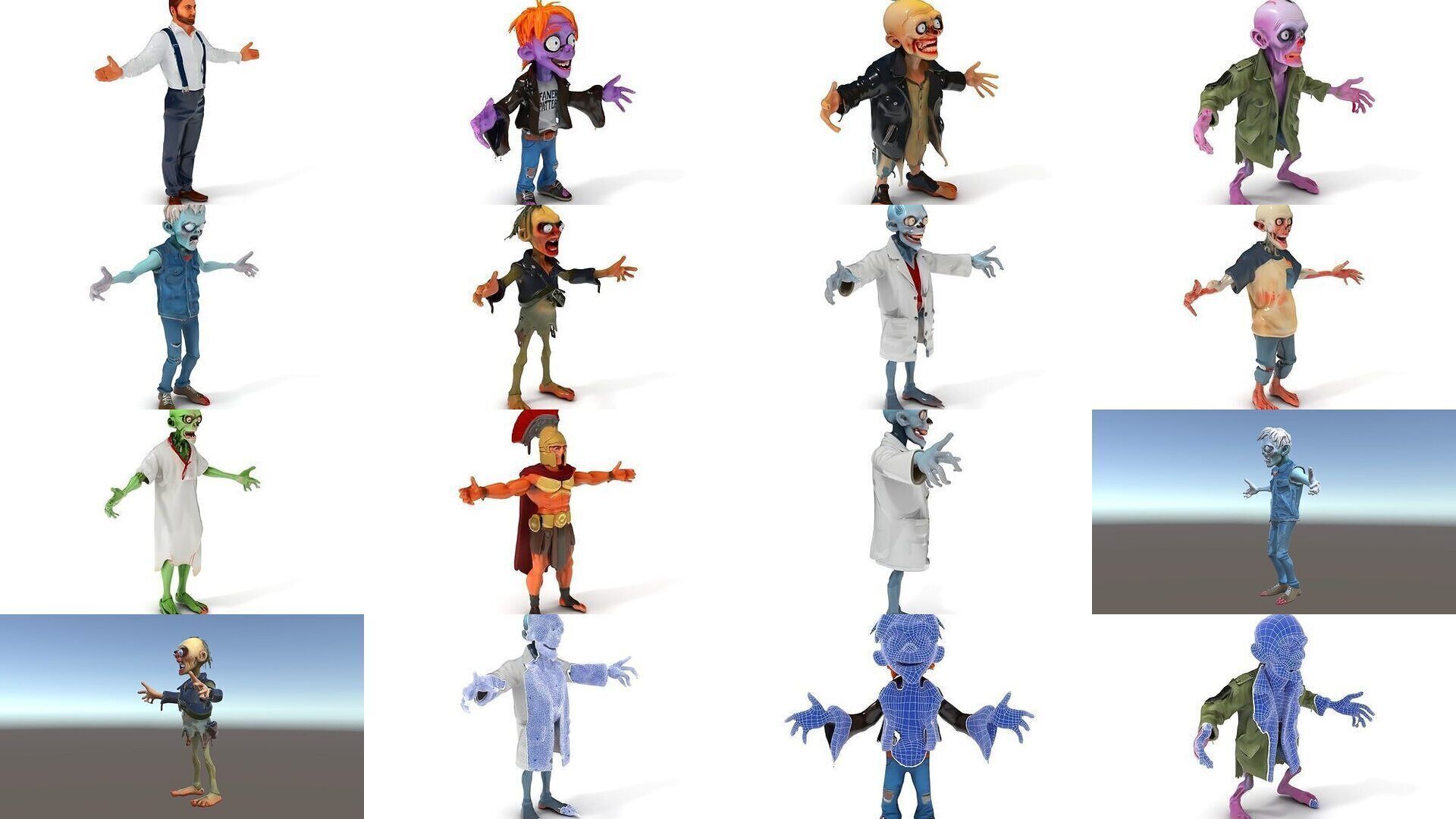 Diverse 3D Characters Collection _27