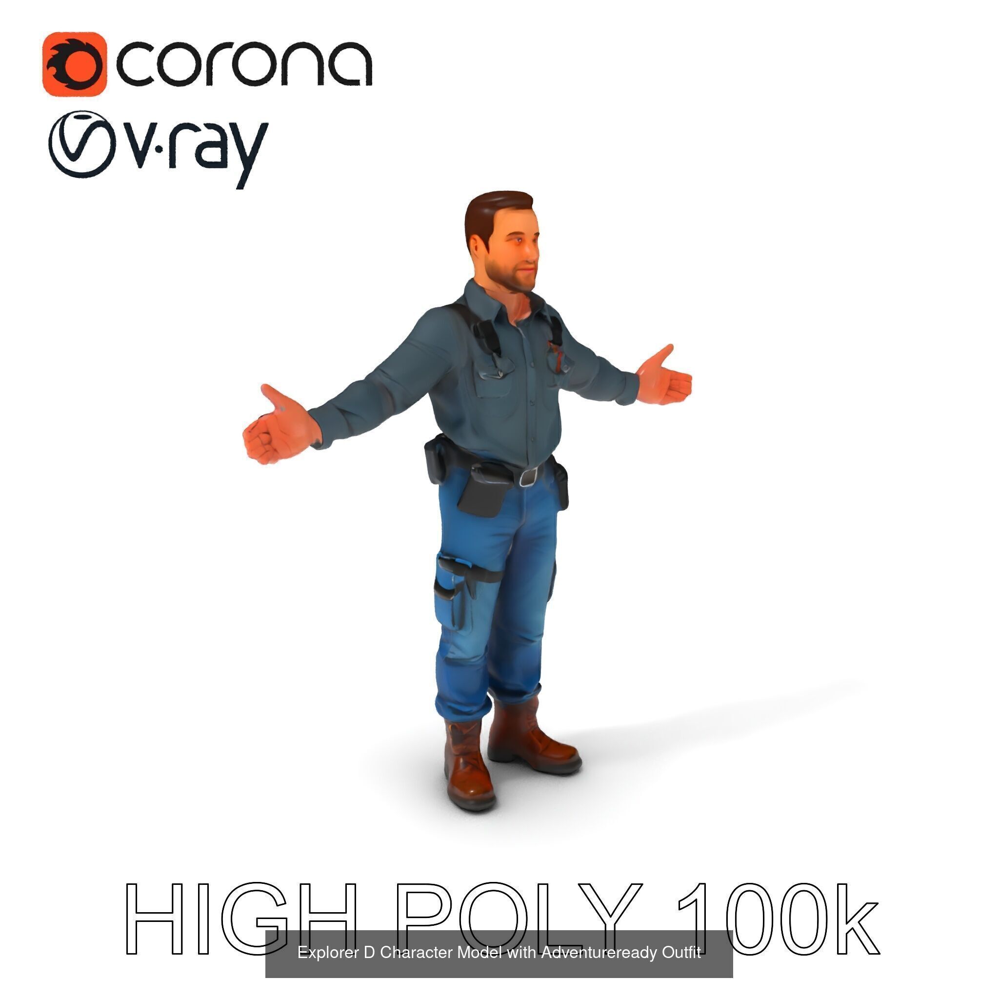 Diverse 3D Characters Collection _34