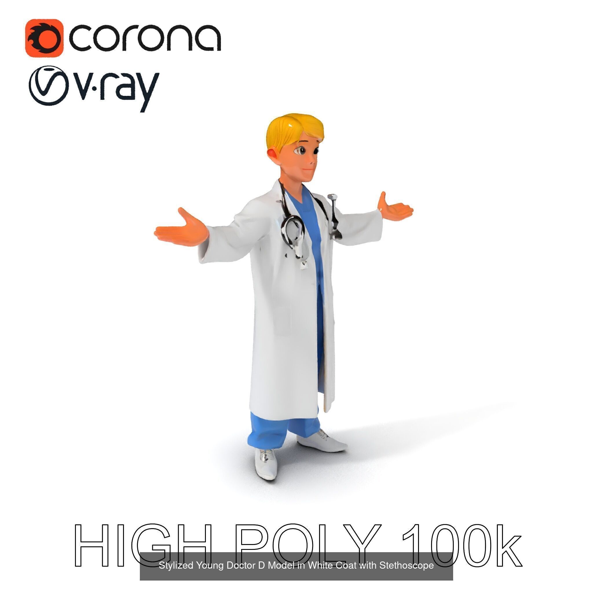 Diverse 3D Characters Collection _36