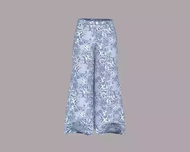 Mens Denim pant with mesh and zipper detailing