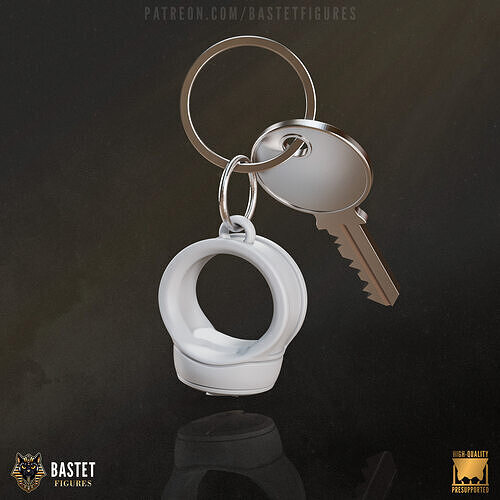 Star Sapphire Keychain I DC Comics 3D print model