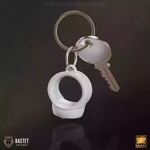 Star Sapphire Keychain I DC Comics 3D print model